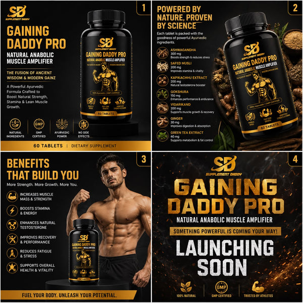 Gaining daddy pro ( Muscle, recovery, gaining , weight gain )
